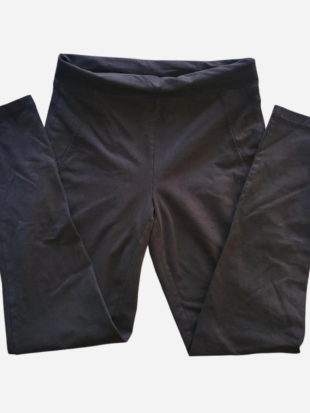 Women's High-Waist Black Stretch Leggings